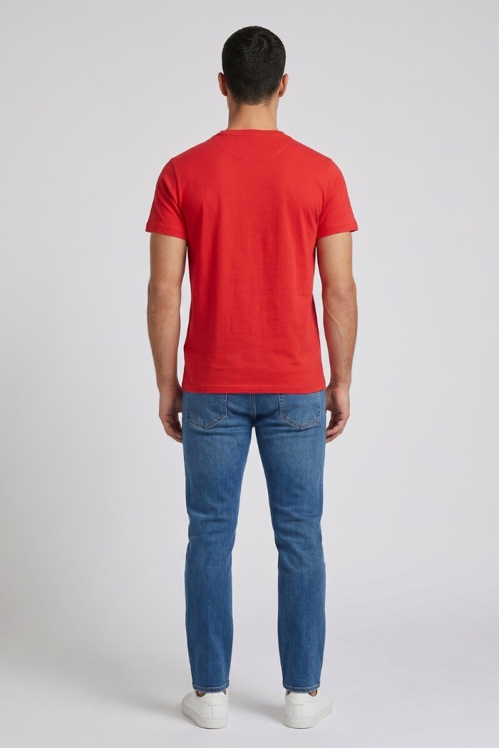 US Polo ASSN t-shirt in piquet di cotone con logo ricamato Bren US43154006 [0eb1cbef]