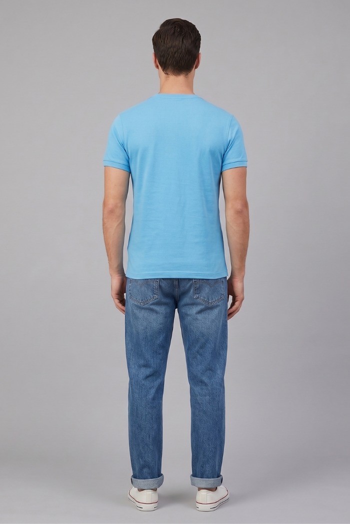 US Polo ASSN t-shirt in piquet di cotone con logo ricamato Bren US43154006 [9420da3f]
