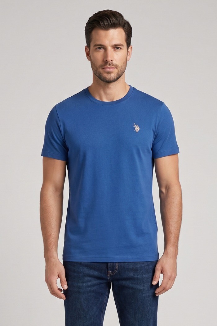 US Polo ASSN t-shirt in jersey stretch con logo ricamato Jin US43154026 [ac42f369]