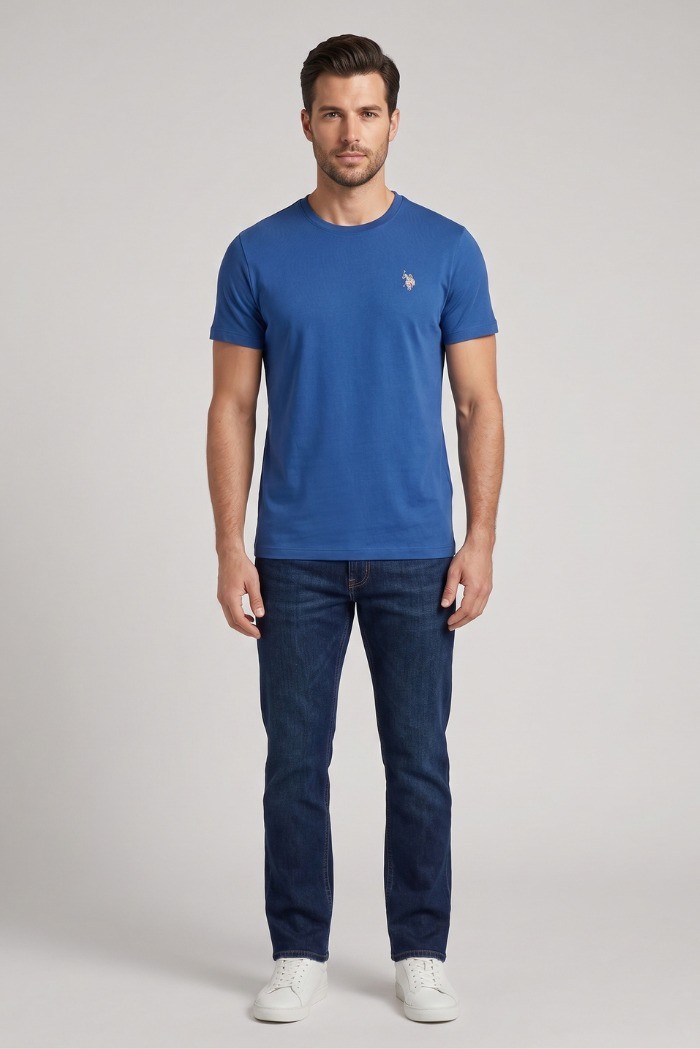 US Polo ASSN t-shirt in jersey stretch con logo ricamato Jin US43154026 [c2797160]