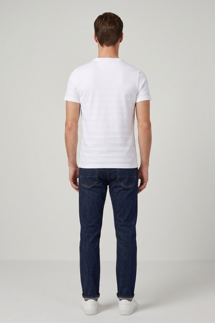 US Polo ASSN t-shirt maglia con lavorazioni e logo ricamato Lluc US43154052 [4e2afb3f]