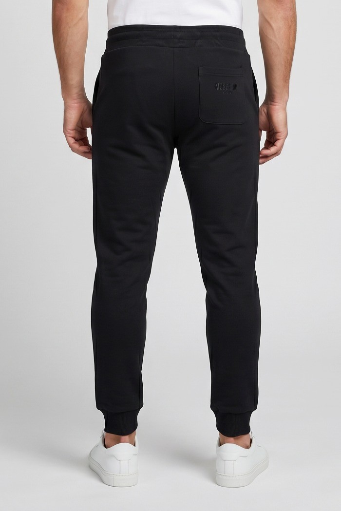 Moschino pantalone in felpa con bande logate V1A6884-4409 [937c8a9a]