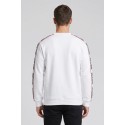 Moschino felpa girocollo in cotone con bande logate V1A1781-4409 [2046ba61]