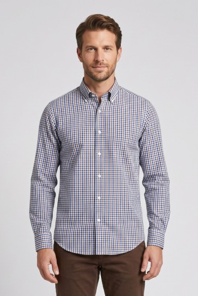 Vipa Camiceria camicia in cotone a quadri Graz — 805219040079047_1