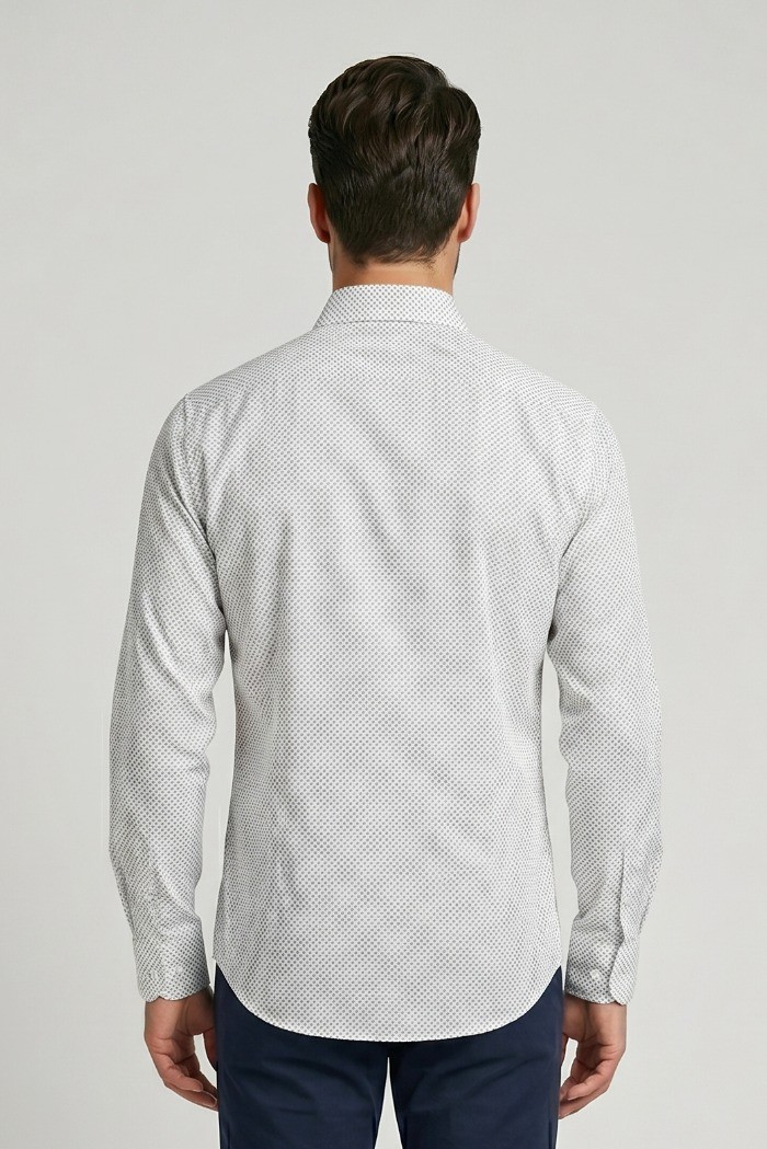 Vipa Camiceria camicia a fantasia in cotone Baddi [14be1bc1]
