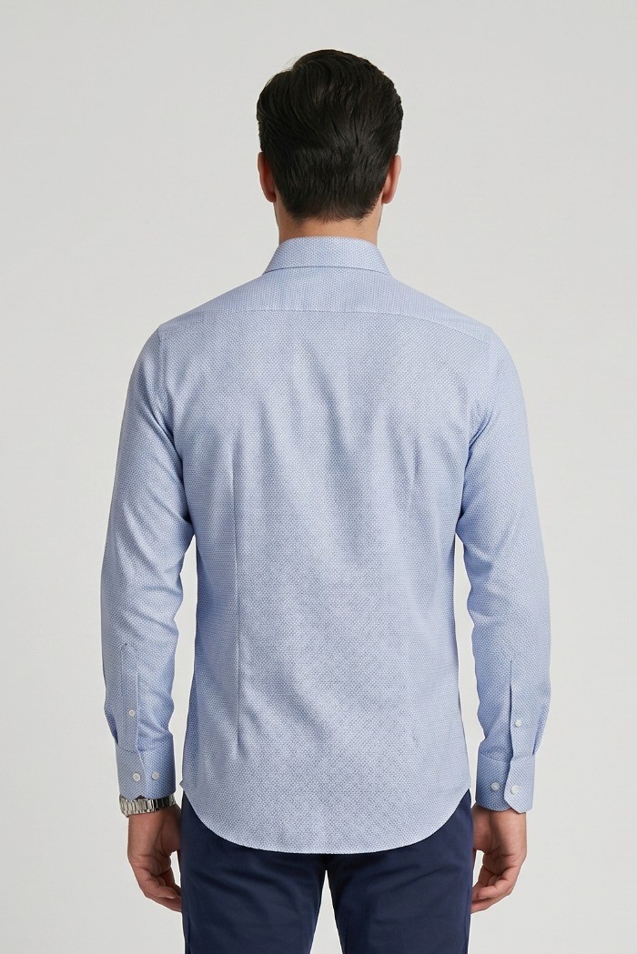 Vipa Camiceria camicia in cotone a pois Guana [1b0907c9]