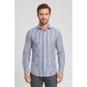 Vipa Camiceria camicia rigata in cotone Lingua [3ea43a8b]