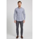 Vipa Camiceria camicia rigata in cotone Lingua [509fb882]
