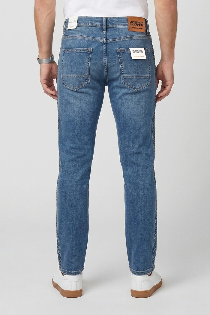 Johnny Looper jeans slim fit in denim di cotone stretch JP909 [ae2730b7]