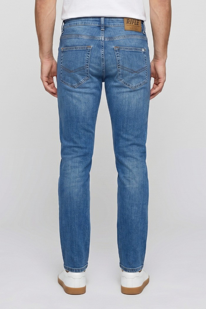 Rifle jeans 5 tasche in denim di cotone stretch RF431 [6f0bd77b]