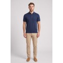 Jaggy polo in filo con logo ricamo Drake JMD054DZ144261 [0eb33c15]