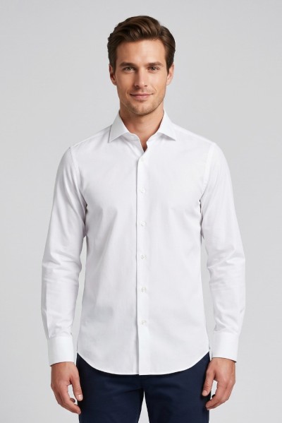 Paul Matthew camicia slim fit in cotone CF11-1612 — 805219040078705_1