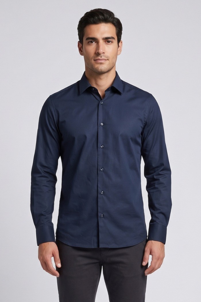 Sartor camicia slim fit in cotone stretch F1-11DUTY-S-6-531 [53d93fa4]