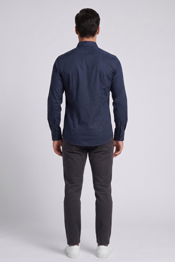 Sartor camicia slim fit in cotone stretch F1-11DUTY-S-6-531 [8aff7ca9]