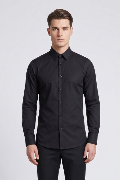 Sartor camicia slim fit in cotone stretch F1-11DUTY-S-6-531 — 805219040078656_2