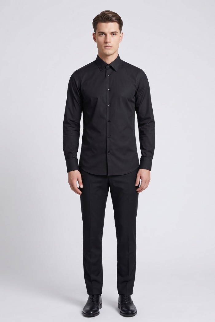 Sartor camicia slim fit in cotone stretch F1-11DUTY-S-6-531 [8dfebf27]