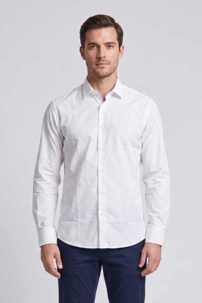 Sartor camicia regular fit in cotone F1-11DUTY-R-6-530 — 805219040078657_1