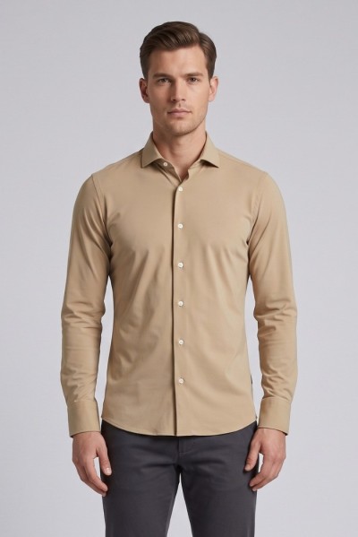 Sartor camicia in tessuto no-stiro F1-13TORI-S-6-415 — 805219040078658_1