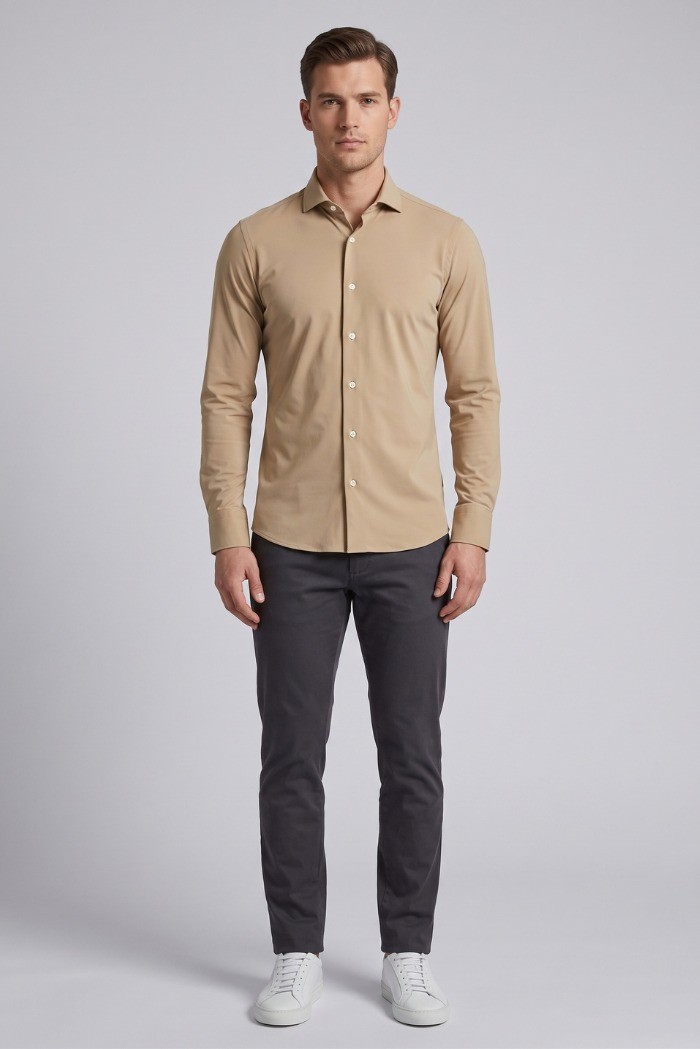 Sartor camicia in tessuto no-stiro F1-13TORI-S-6-415 [526e1021]