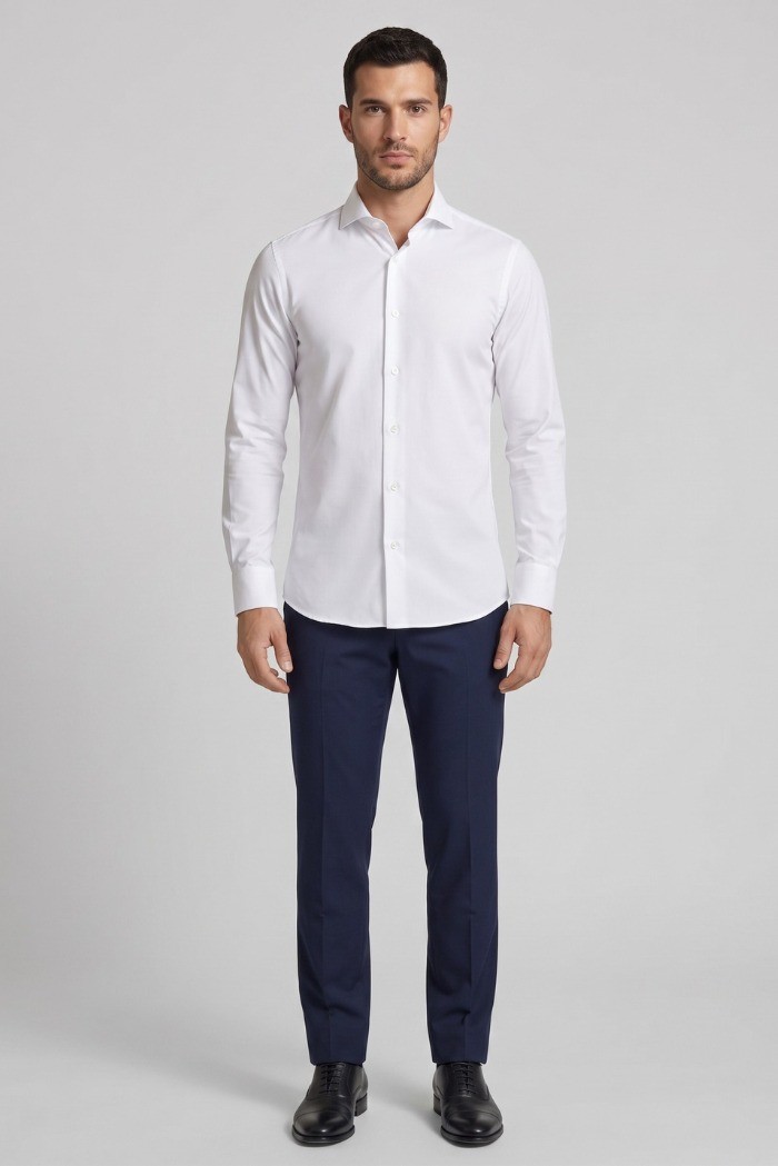 Sartor camicia in tessuto no-stiro F1-13TORI-S-6-415 [76b8b728]