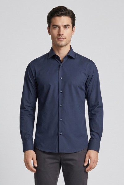 Sartor camicia in tessuto no-stiro F1-13TORI-S-6-415 — 805219040078658_2