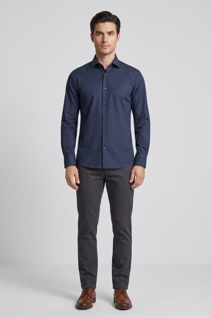 Sartor camicia in tessuto no-stiro F1-13TORI-S-6-415 [eda60d2e]