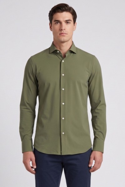 Sartor camicia in tessuto no-stiro F1-13TORI-S-6-415 — 805219040078658_4
