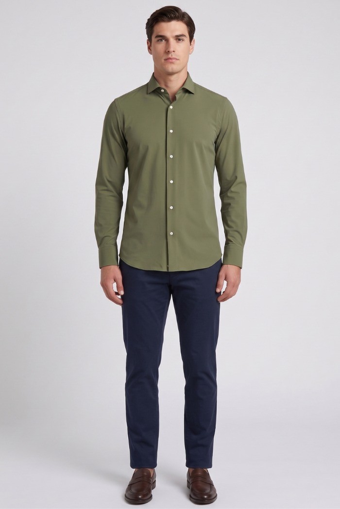Sartor camicia in tessuto no-stiro F1-13TORI-S-6-415 [17dedfcd]