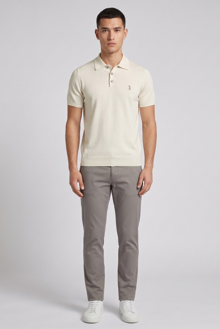 US Golf Club polo maglia in cotone Marino MA2610 [56749b6b]