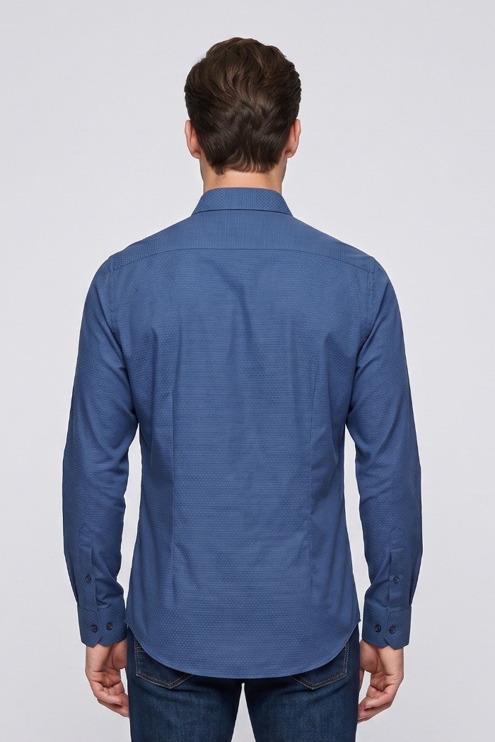 Vipa Camiceria camicia in cotone a pois Guana [179829b0]