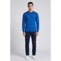 Refrigue maglia girocollo con logo patch R4059M261 [0e5f306b]