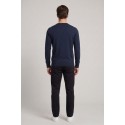 Refrigue maglia girocollo con logo patch R4059M261 [b5d3df16]