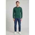 Refrigue maglia girocollo con logo patch R4059M261 [1b67e296]