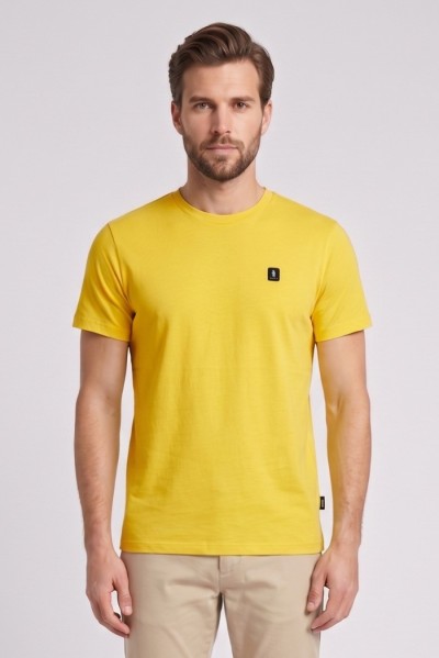 Refrigue t-shirt in jersey con logo patch R4529M261 [6c8f9a42]