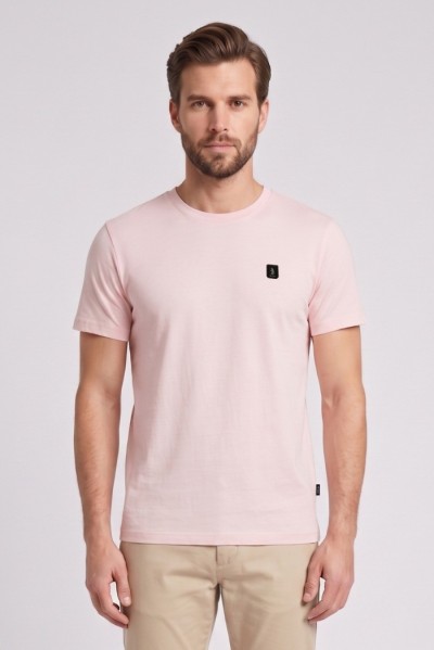 Refrigue t-shirt in jersey con logo patch R4529M261 [f17982d0]