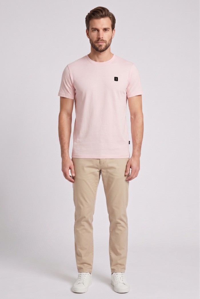 Refrigue t-shirt in jersey con logo patch R4529M261 [9f4200d9]