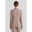 Markup tailleur gessato in misto lino e cotone MW1660003 [d811c43e]