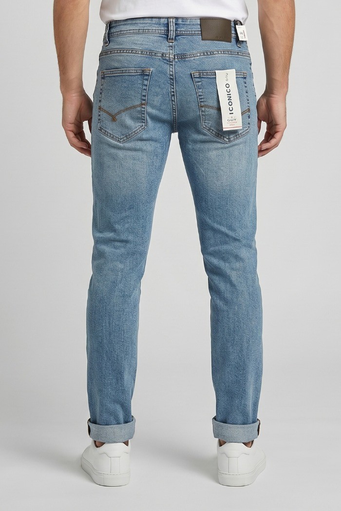 Guy jeans slim fit in denim stretch Jimb-489sn l50 m50048 [e2a90d93]