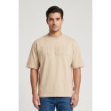 Icon t-shirt in cotone con logo in rilievo IUT036 [dbb1a101]