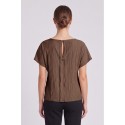 Maidoma blusa in viscosa stretch con dettaglio piume pe26f183/ma8449 [1db8f41c]