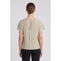Maidoma blusa in viscosa stretch con dettaglio piume pe26f183/ma8449 [06db92b2]