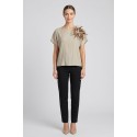 Maidoma blusa in viscosa stretch con dettaglio piume pe26f183/ma8449 [b1c653b6]