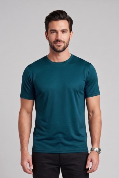 Moro t-shirt girocollo in misto cotone MEM600 [1fdab791]