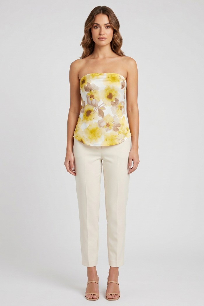 Fly Girl top in viscosa a fantasia 2698/01 [f8778cce]