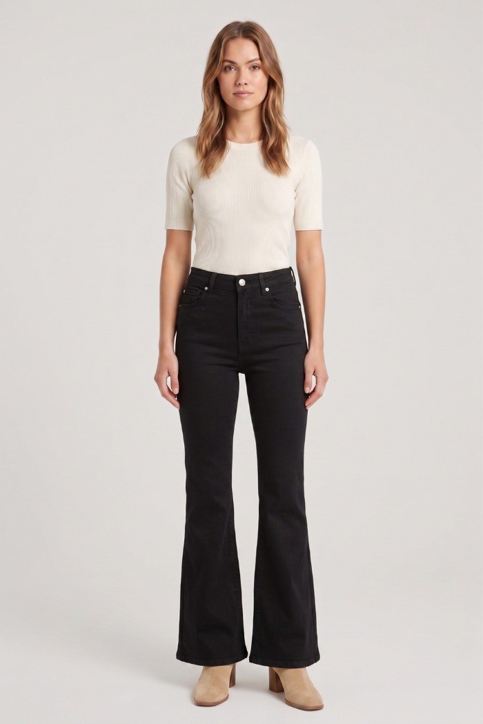 Blash jeans flare in denim stretch BS1750013 [67ed35fd]