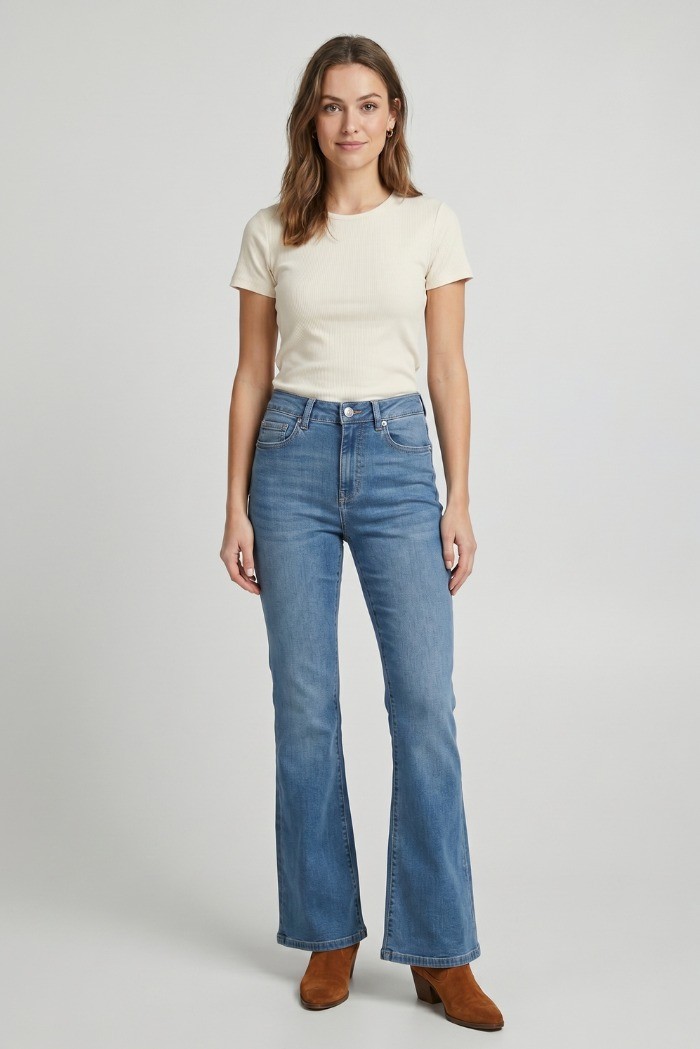 Blash jeans flare in denim stretch BS1750003 [92bb90b7]