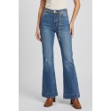 Markup jeans flare in denim di cotone stretch MW1650008 [2cc4a23d]