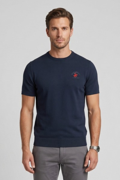 Beverly Hills Polo Club maglia mezza manica in cotone M436344 — 805219040079751_2