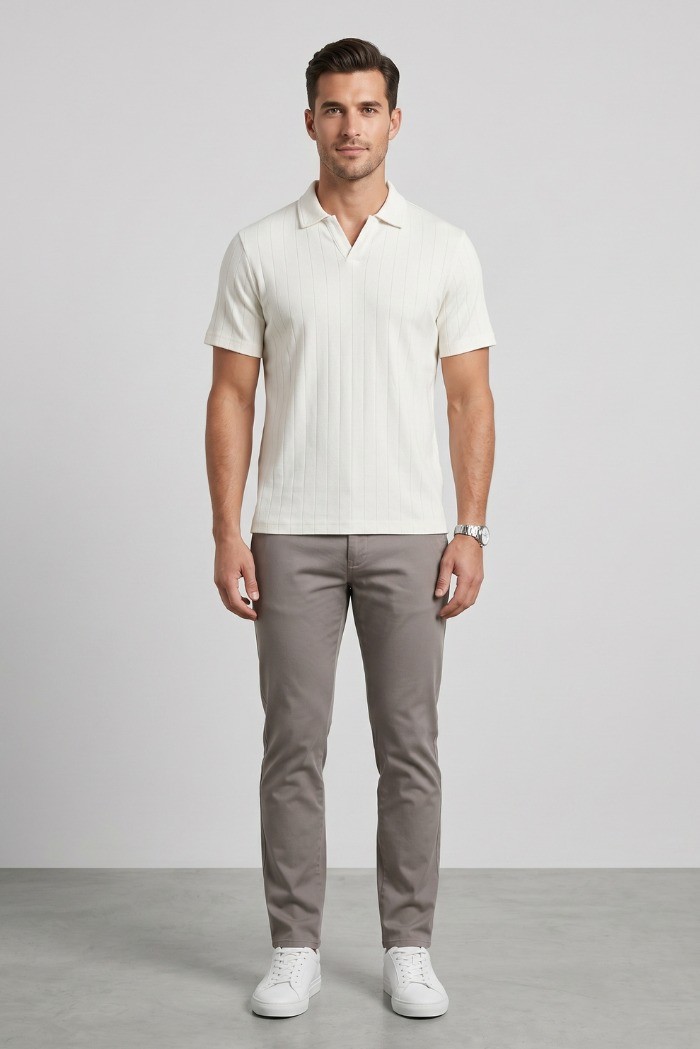 Guy polo in jersey di cotone Cabrio1001-jq13 m49898 [d84058aa]
