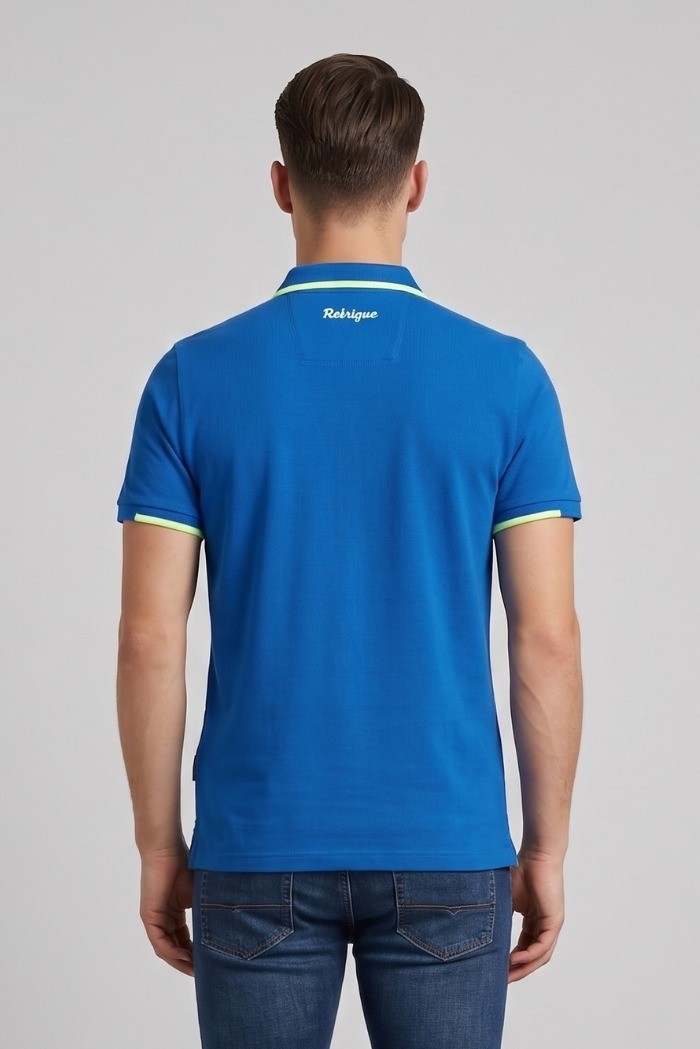 Refrigue polo in piquet di cotone stretch R5022M261 [59775103]